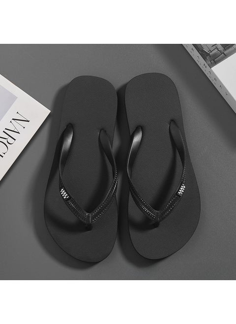 2023 Mens Summer Slides Non-slip Sport Sandals Beach Flip-Flops 2588 Black