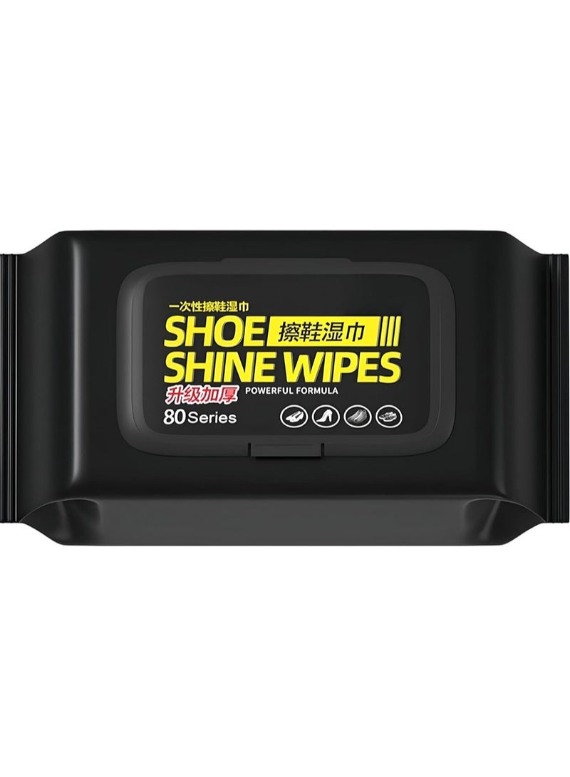 Shoe Shine Wipes Quick Cleaning Wet Wipes - Image 1