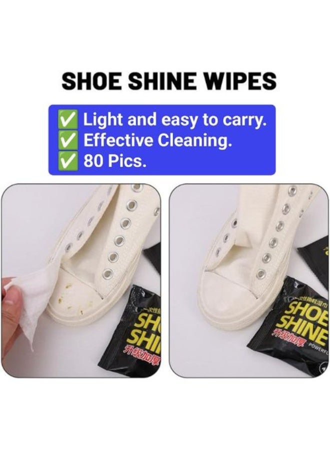 Shoe Shine Wipes Quick Cleaning Wet Wipes - Image 2