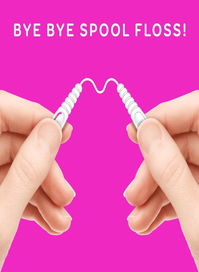 GRIN Gripper Floss, Individually Wrapped Smooth Dental Floss, 60 Count, Minty Flavor, Recyclable Packaging, Gentle Floss Tape, Finger Grips with Safe Fold Back Pick, No Shredding or Breaking - Image 3