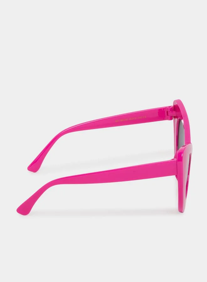 Styli Oversized Full Rim Cat Eye Sunglasses