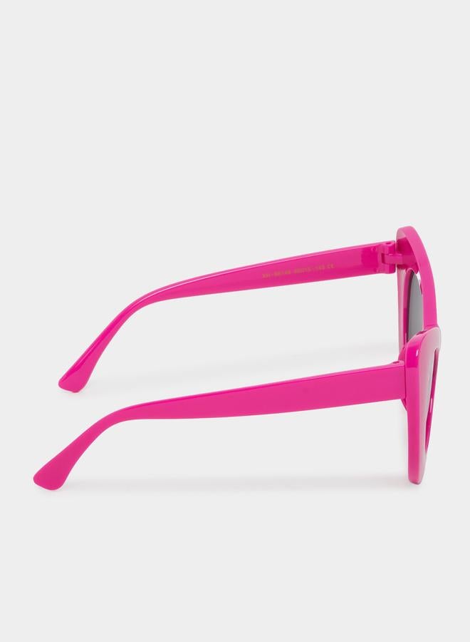 Styli Oversized Full Rim Cat Eye Sunglasses - Image 3
