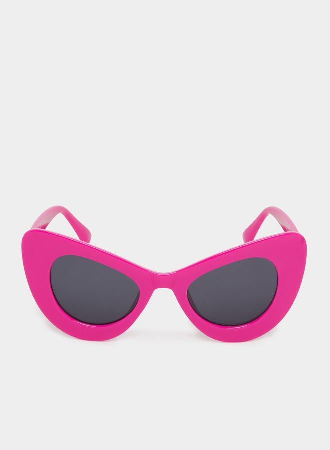 Styli Oversized Full Rim Cat Eye Sunglasses - Image 2