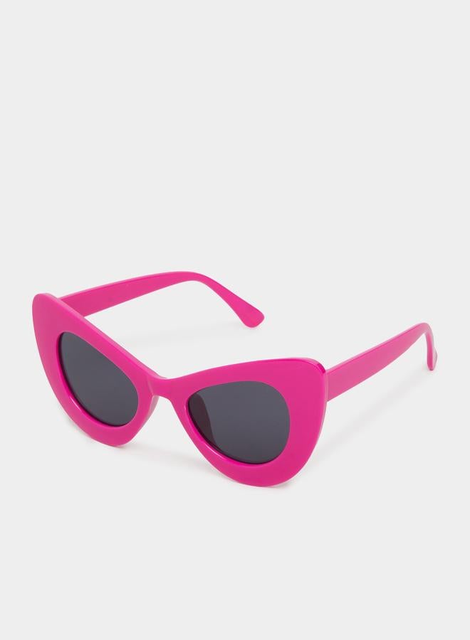 Styli Oversized Full Rim Cat Eye Sunglasses - Image 1