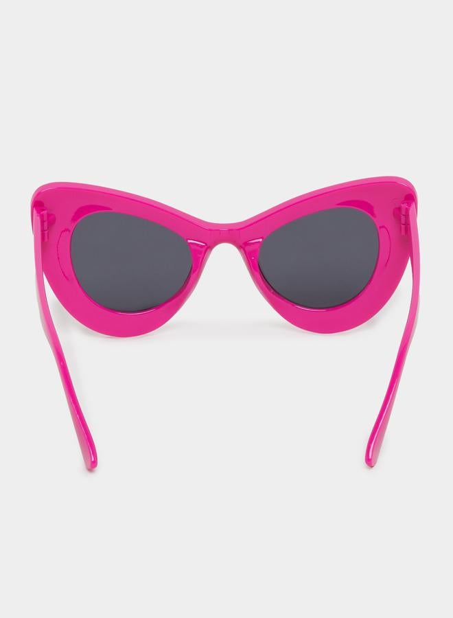 Styli Oversized Full Rim Cat Eye Sunglasses - Image 4