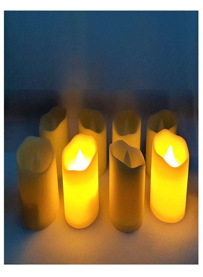 AFTERSTITCH Tea Lights Diya for Home Decoration Candle Lights (Batteries Included) Pack of 6 - Image 5