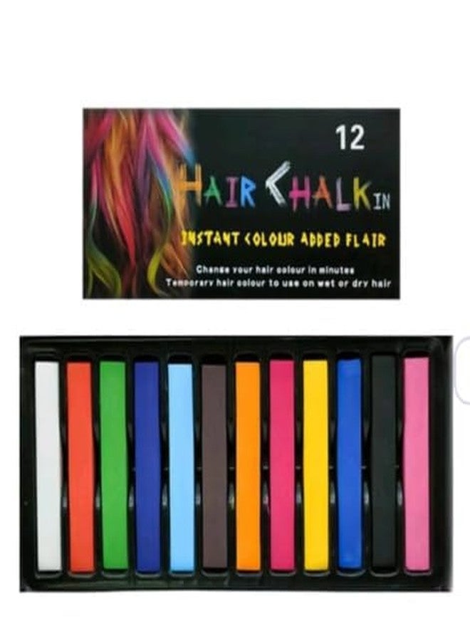 BANIRA Temporary Hair Chalk - Washable Hair Color Safe For Kids And Teen - For Halloween Cosplay Party Girls Gift Kids Toy Birthday Christmas Gifts For Girls - 12 Bright Colors - Image 4