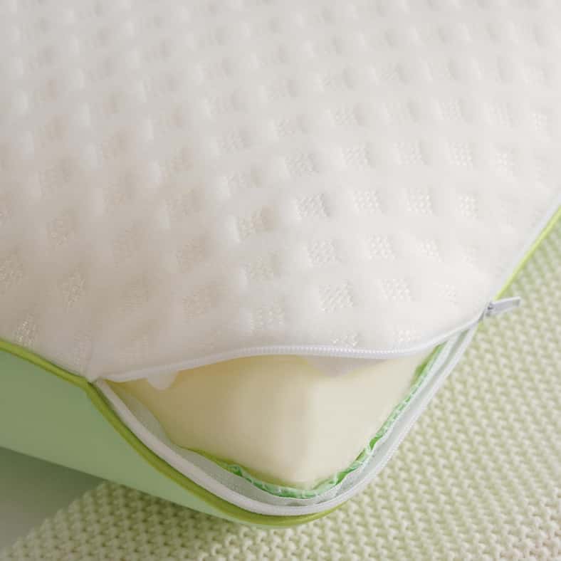 Pan Home Aloe Vera Infused Memory Foam Pillow 40x60x13cm - Green - Image 3