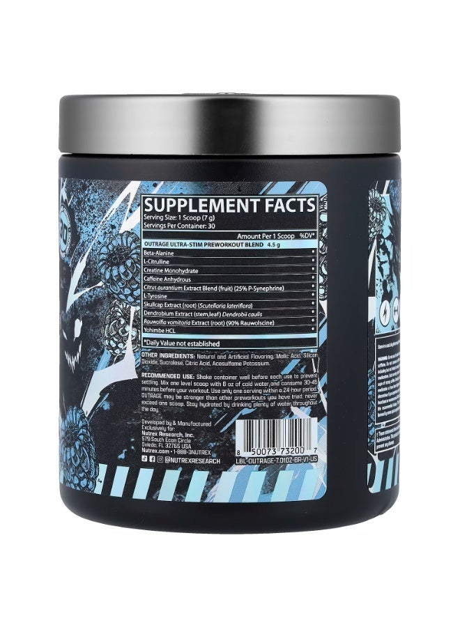 نورتكس ريسيرش نوتريكس ريزيرتش، أوتريدج، ألترا ستيم بري وورك آوت، توت أزرق، 198.66 جرام (7.01 أونصات) - Image 3