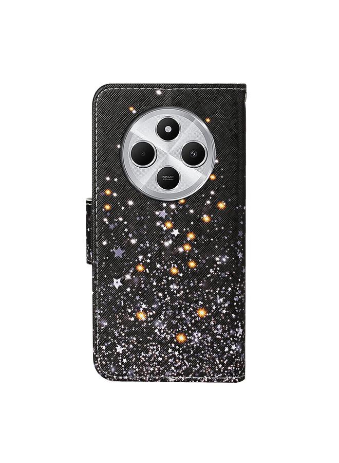 اس-توب جراب هاتف جلدي بنمط رسم ملون لهاتف Redmi 14C 4G - Image 3