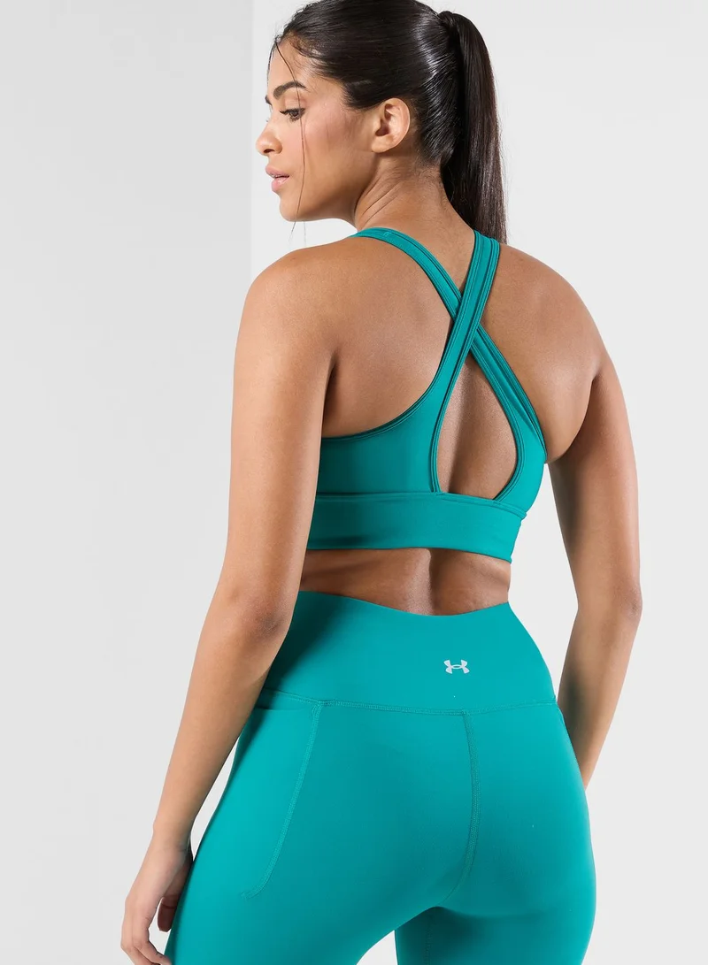 UNDER ARMOUR Logo Crossback Longline Bra