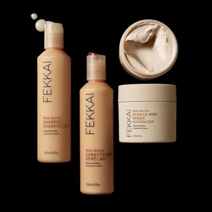 FEKKAI Shea Butter Conditioner - 8.5 oz - Moisturizes & Hydrates - Reduces Frizz by 61% Up to 12H - Free of Sulfates, Parabens, Phthalates - Vegan, Cruelty-Free - Image 3