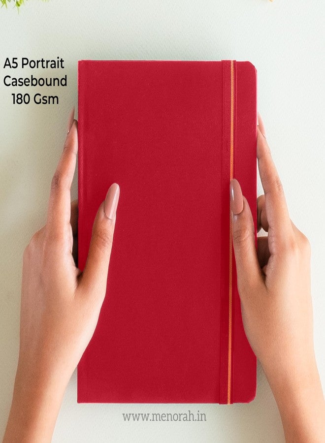 MENORAH Paper-Sketchbook For Artist-A5-180 Gsm-Watercolor Drawing Book-180Gsm(Red,Portrait)-Handcrafted With Love Mother'S Day - Image 2