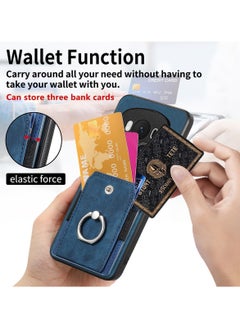 General Honor Magic 6 Pro 5G Wallet Case, Ultra Thin Card Holder Case, Leather + TPU Frame Phone Cover, Multi-Function Case with Support Ring  - Image 3