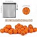 Aodaer 24 Pack Mini Basketball Stress Balls with Drawstring Mesh Bag Fidget Toys for Adults Soft Foam Balls for Sports Party Favor Gifts - Image 4