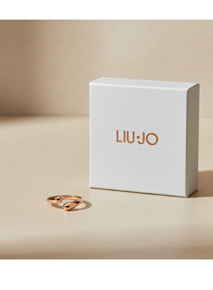 Liu Jo Halo Rosegold Ring - LJ2389 - Image 3