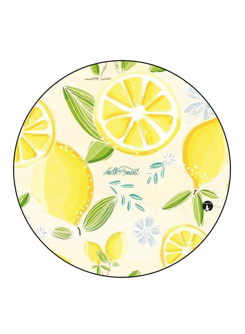 RKN Lemons Printed Mouse Pad  Multicolour