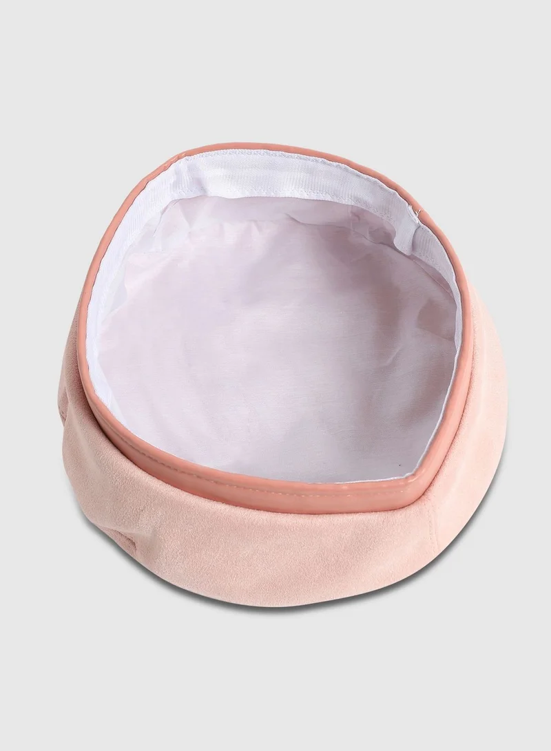Haute Sauce Casual Solid Suede Beret Cap For Women