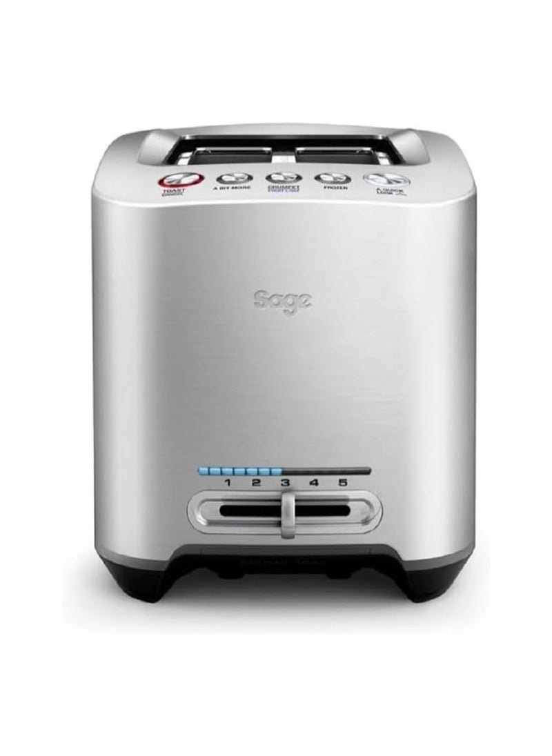 Sage - The Smart Toast 2 Slice Toaster with Extra-Wide Slots & LED Indicator, Brushed Aluminium-UAE Version, 2 Year Manufacturer Warranty - pzsku/ZBD028F0F6B5F42FF8B8CZ/45/_/1734605650/6a71a742-5af2-4296-947b-e6ca65c14cba