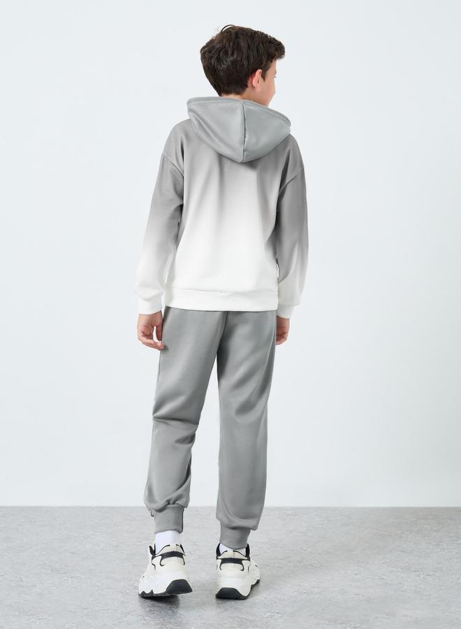 Styli Boys Grey Tie-Dye Hoodie and Joggers Set - Image 5