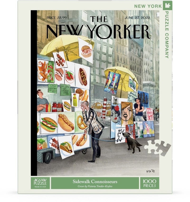 New York Puzzle Company - New Yorker Sidewalk Connoisseurs - 1000 Piece Jigsaw Puzzle for Family Game Nights by Victoria Tentler-Krylov - Image 3