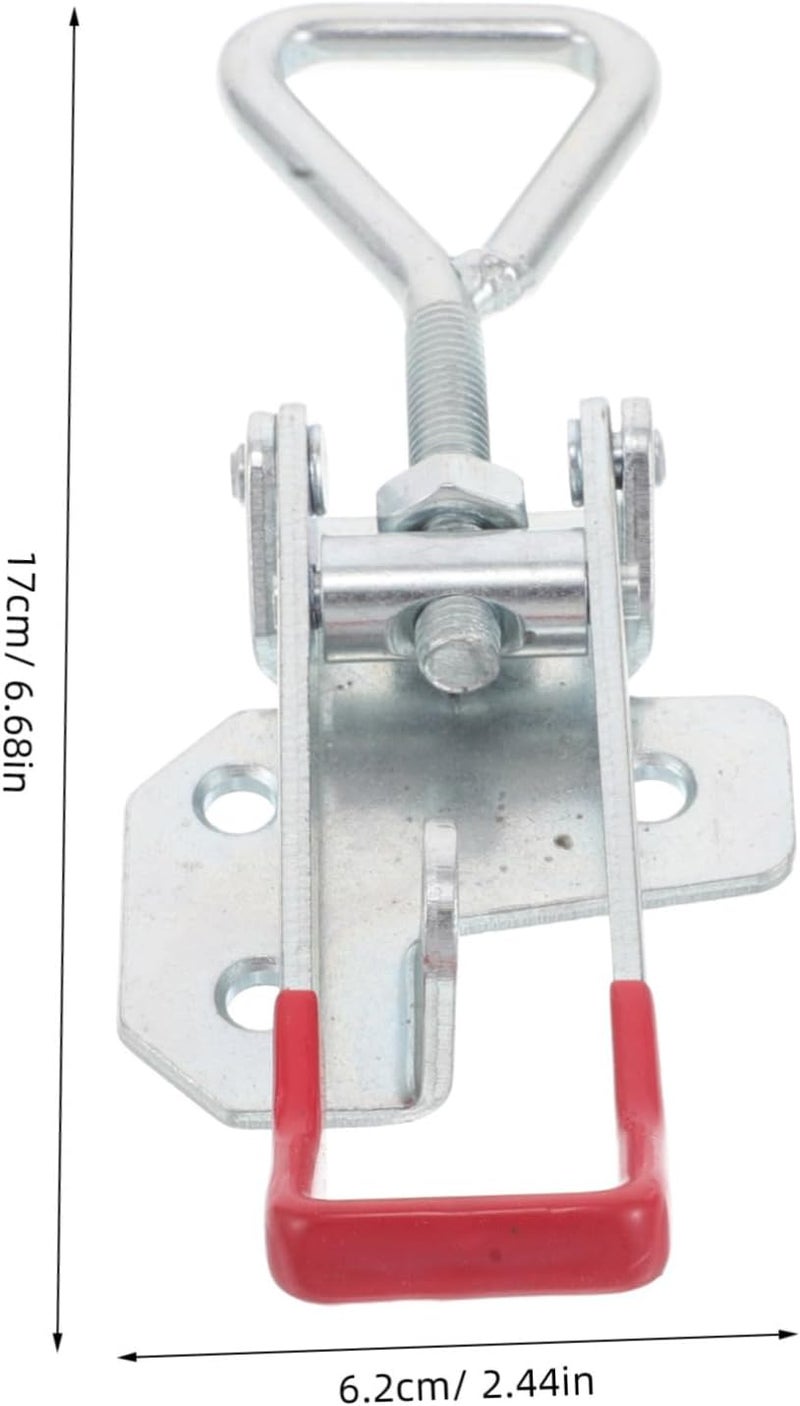 Ciieeo Heavy Duty Toggle Latch Clamp for Box Cases Trailer Doors and Cabinets Galvanized Finish Secure Closure and Easy Use Design for Trailer Parts and Hardware - Image 1