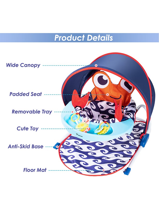 Baby Sit Up Support With Feeding Tray - Blue - pzsku/ZBD02B767CCAACD137F23Z/45/_/1720708214/f7294483-c967-47dd-aa50-d93c09ea0f47