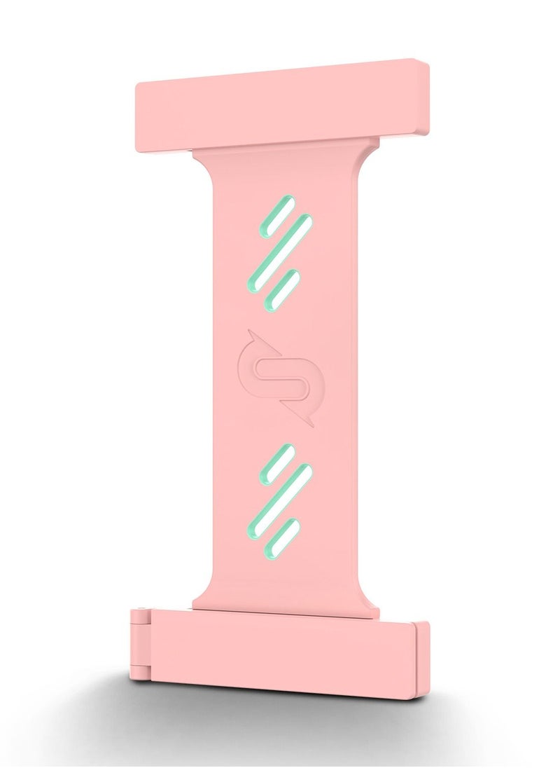 Remson Remson Mag-X Phone Grip Strap with Magnetic Phone Kickstand (Pink/Teal)  - Image 1