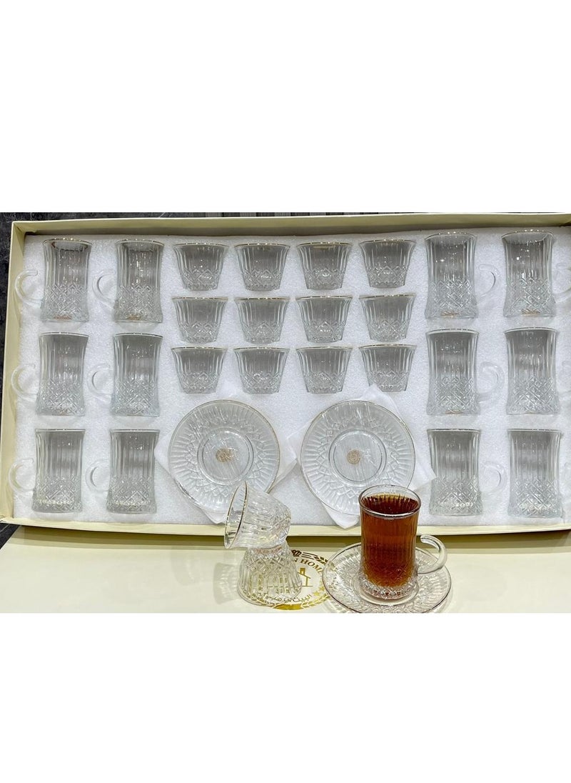 A set of tea cups and coffee cups with saucers, 36 pieces - pzsku/ZBD030454A0556B4220F9Z/45/_/1705785301/9b17e528-d242-4544-8ff5-fc745fa40d54