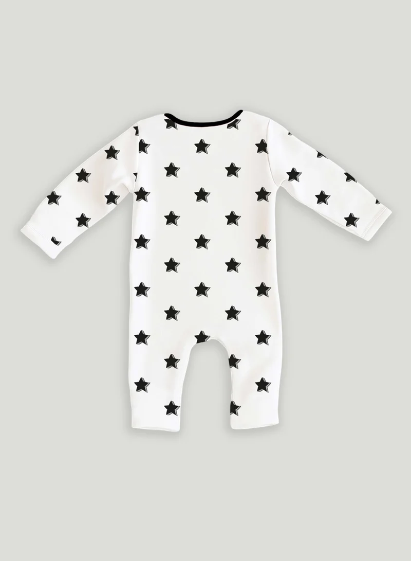 Luay  100% Cotton Full Sleeves Star Printed Baby Romper,Bodysuit Jumpsuit for Baby Girls & Baby Boy 18-24 M  | Best Price UAE