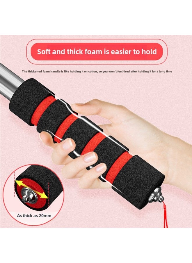 Children's Rolling Ring Rolling Ring Nostalgic Toy Elementary School Student Fun Bold Push Ring Ring Sensory Kindergarten Push Ring-Color:Large  Telescopic Rod♥Hand-eye Coordination♥ - Image 4