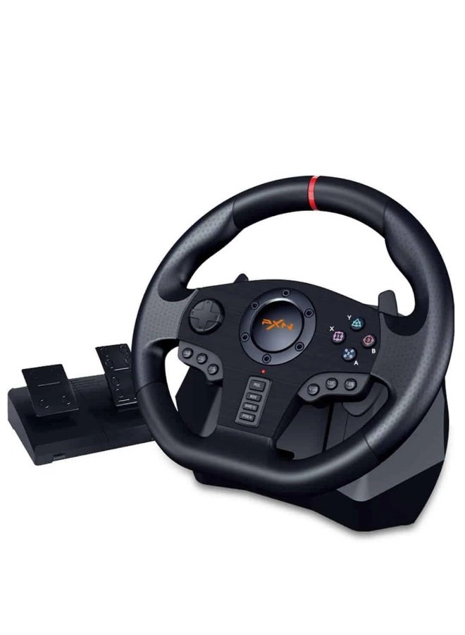PXN V900 Gaming Racing Wheel -Black - Image 1