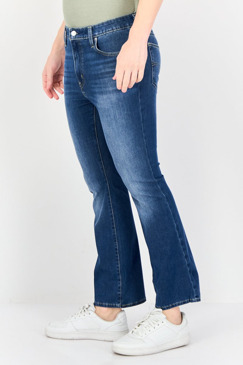 Levi's جينز دنيم مغسول بقصة بوت كوت للرجال، أزرق - Image 3