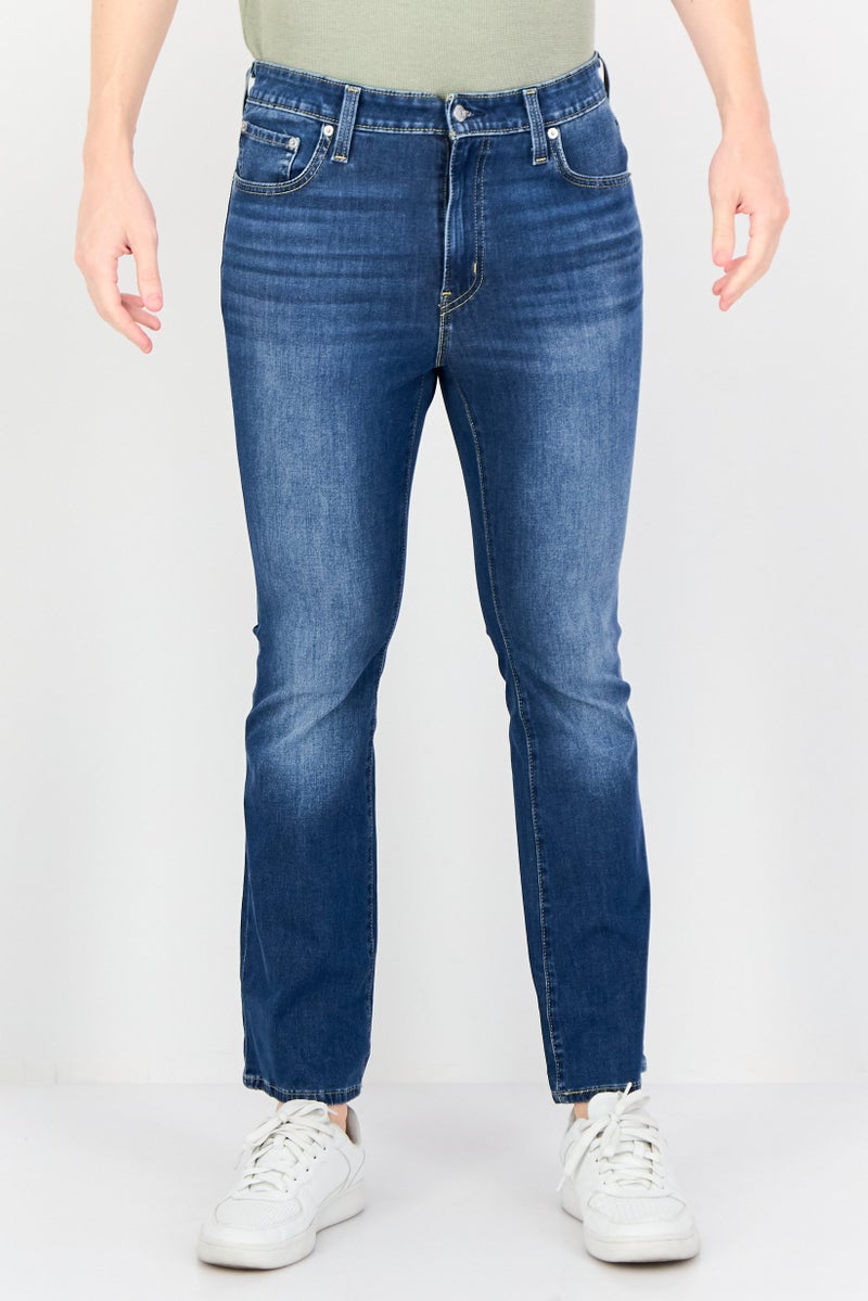 Levi's جينز دنيم مغسول بقصة بوت كوت للرجال، أزرق - Image 1