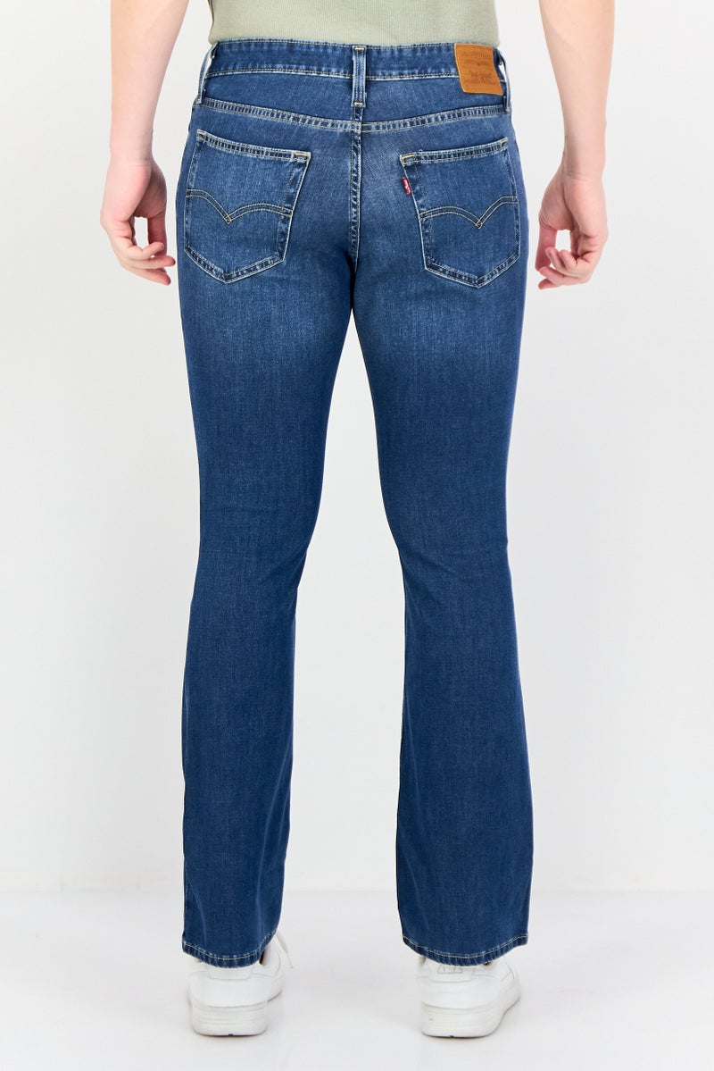 Levi's جينز دنيم مغسول بقصة بوت كوت للرجال، أزرق - Image 4