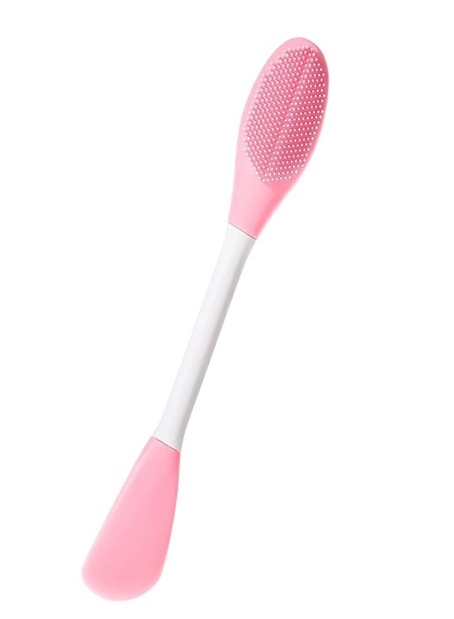 Keli 2 in 1 Soft Silicone Face Scrubber, Mask Applicator & Gentle Massage Brush - Dual Sided, Multipurpose Handheld lips Exfoliating Facial Cleanser Tool for Deep Pore Cleansing, Face Wash and Removing Blackheads - Image 1