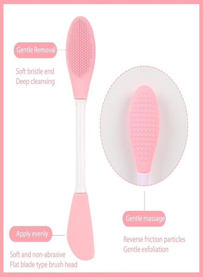 Keli 2 in 1 Soft Silicone Face Scrubber, Mask Applicator & Gentle Massage Brush - Dual Sided, Multipurpose Handheld lips Exfoliating Facial Cleanser Tool for Deep Pore Cleansing, Face Wash and Removing Blackheads - Image 2