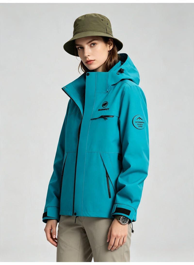 Mammut Men's and women's outdoor jacket windproof waterproof hooded mountaineering jacket - Image 4