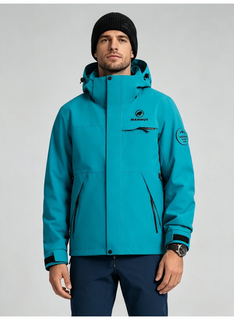 Mammut Men's and women's outdoor jacket windproof waterproof hooded mountaineering jacket - Image 1