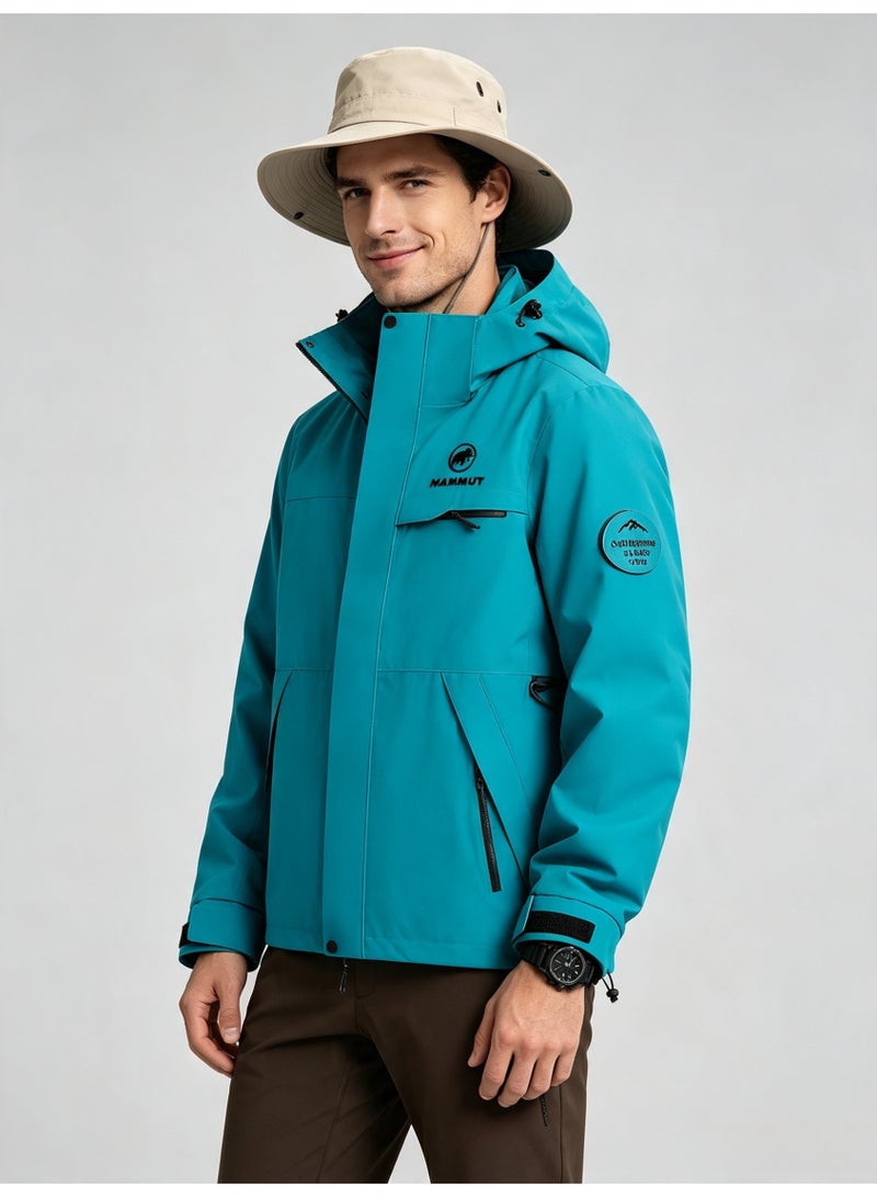 Mammut Men's and women's outdoor jacket windproof waterproof hooded mountaineering jacket - Image 2
