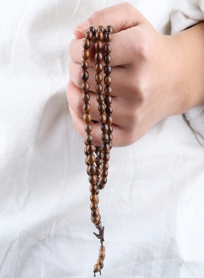 SUNYIK Black Rosewood 108 Tibetan Buddhist Mala Bracelet Beaded Prayer Bead(6mm) - Image 4
