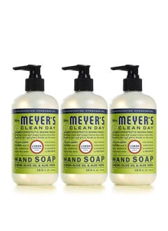Mrs. Meyer's Clean Day Mrs. Meyer'S Hand Soap Made With Essential Oils Biodegradable Formula Lemon Verbena 12.5 Fl. Oz  Pack Of 3  - Image 2