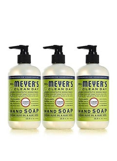 Mrs. Meyer's Clean Day Mrs. Meyer'S Hand Soap Made With Essential Oils Biodegradable Formula Lemon Verbena 12.5 Fl. Oz  Pack Of 3  - Image 1