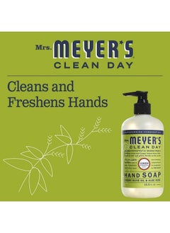 Mrs. Meyer's Clean Day Mrs. Meyer'S Hand Soap Made With Essential Oils Biodegradable Formula Lemon Verbena 12.5 Fl. Oz  Pack Of 3  - Image 5