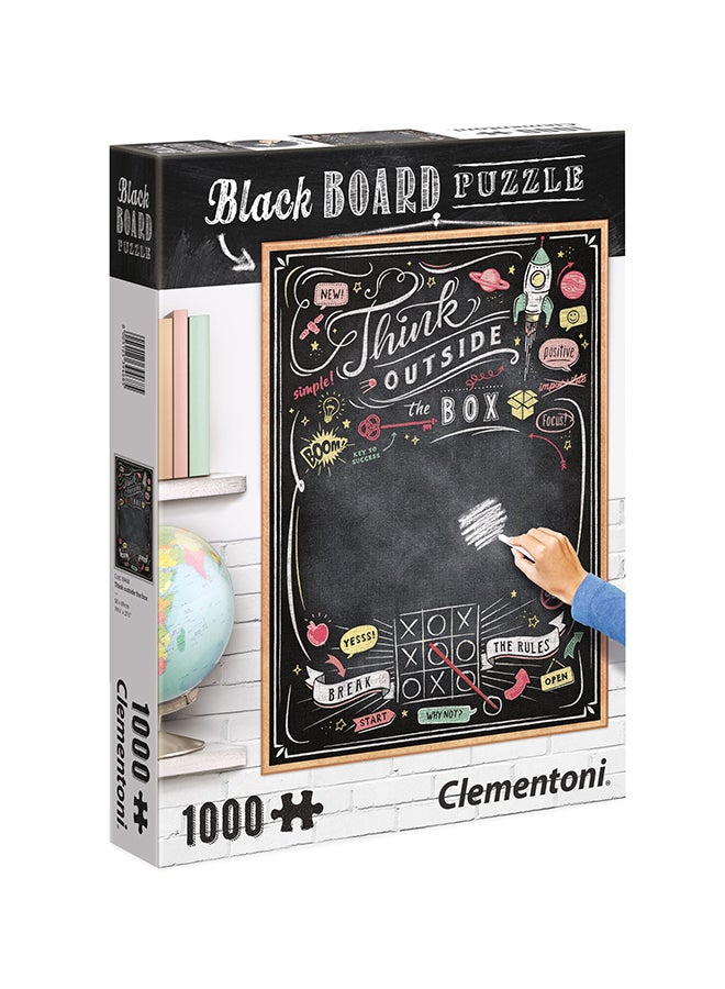 1000-Piece Think Outside Blackboard Puzzle Set - Image 1