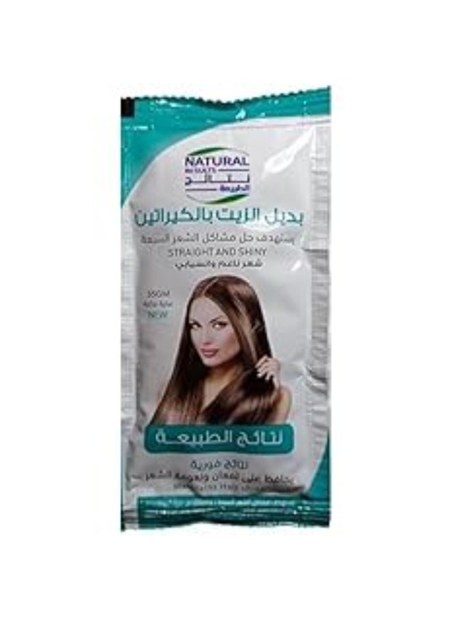 Natural Product Keratin Oil Replacement for Smooth & Smooth Hair 1 Sachets 35g  - Image 1