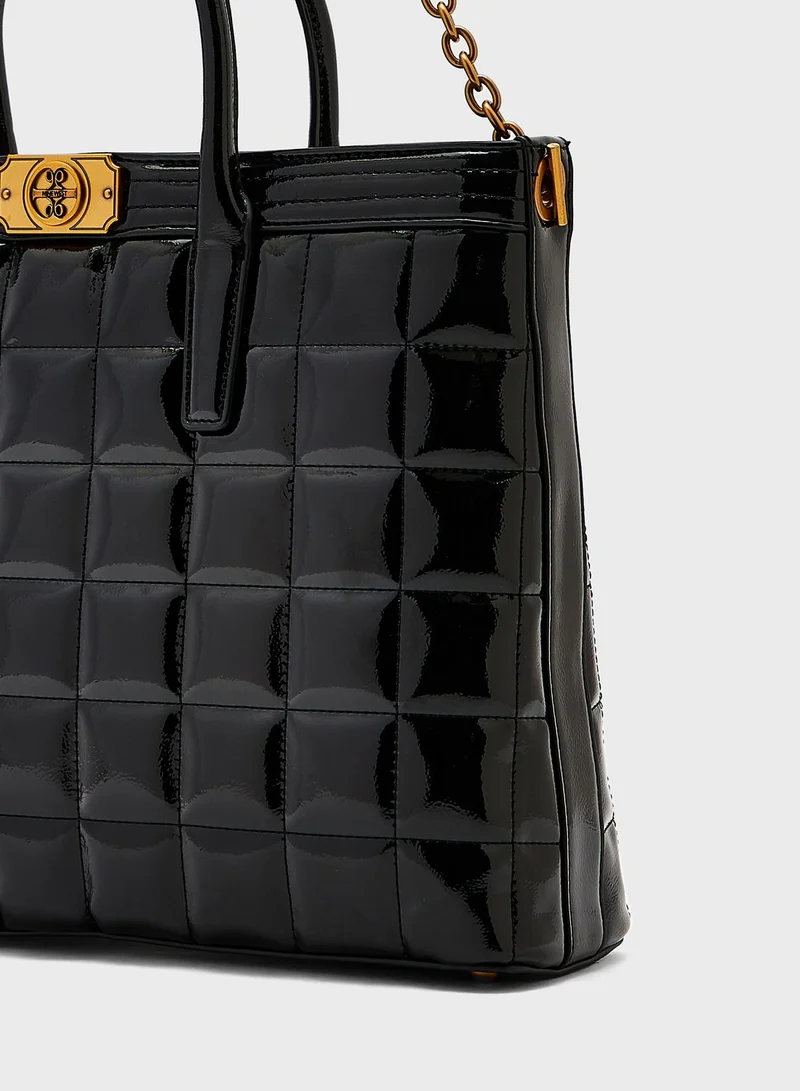 NINE WEST Chain Detail Top Handle Tote