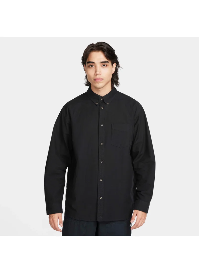 Nike Men's Life Long-Sleeve Oxford Button-Down Shirt