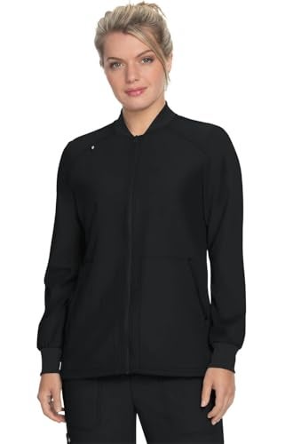 KOI Next Gen Always in Motion Womens Stretch Jacket Black Small