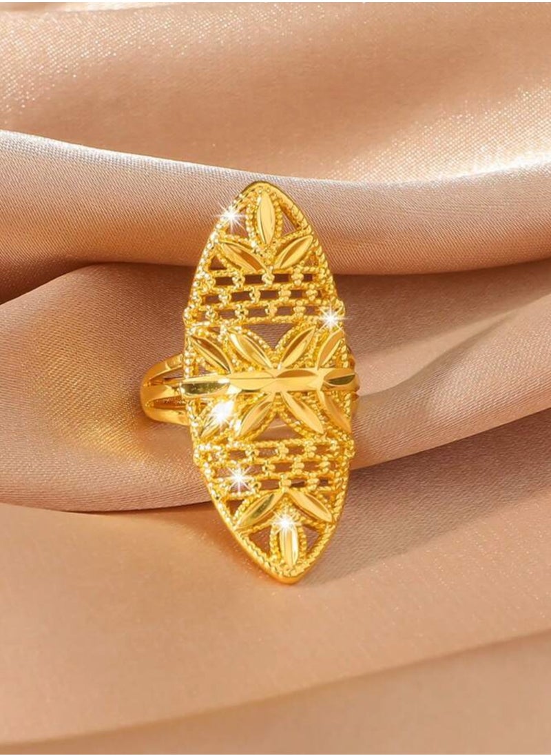 GOLDMAX 21k Gold Plated Ring For Women One Size  - Image 2